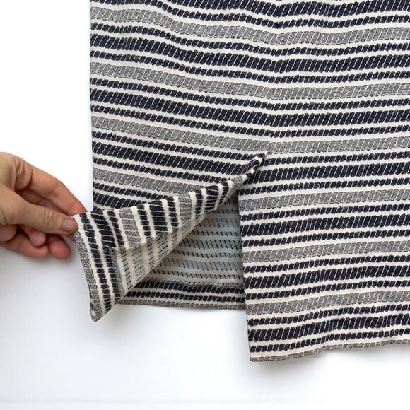 Ann Taylor Woven Stripe Pencil Skirt - Picture 8 of 10